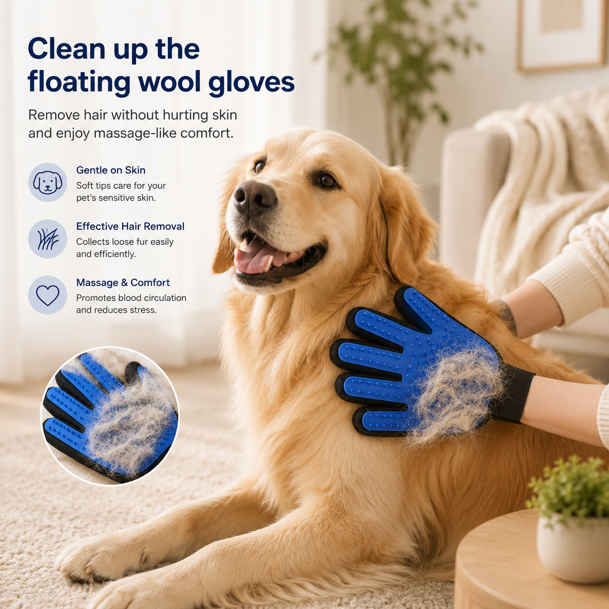 BalmPaw Silicone Grooming Glove