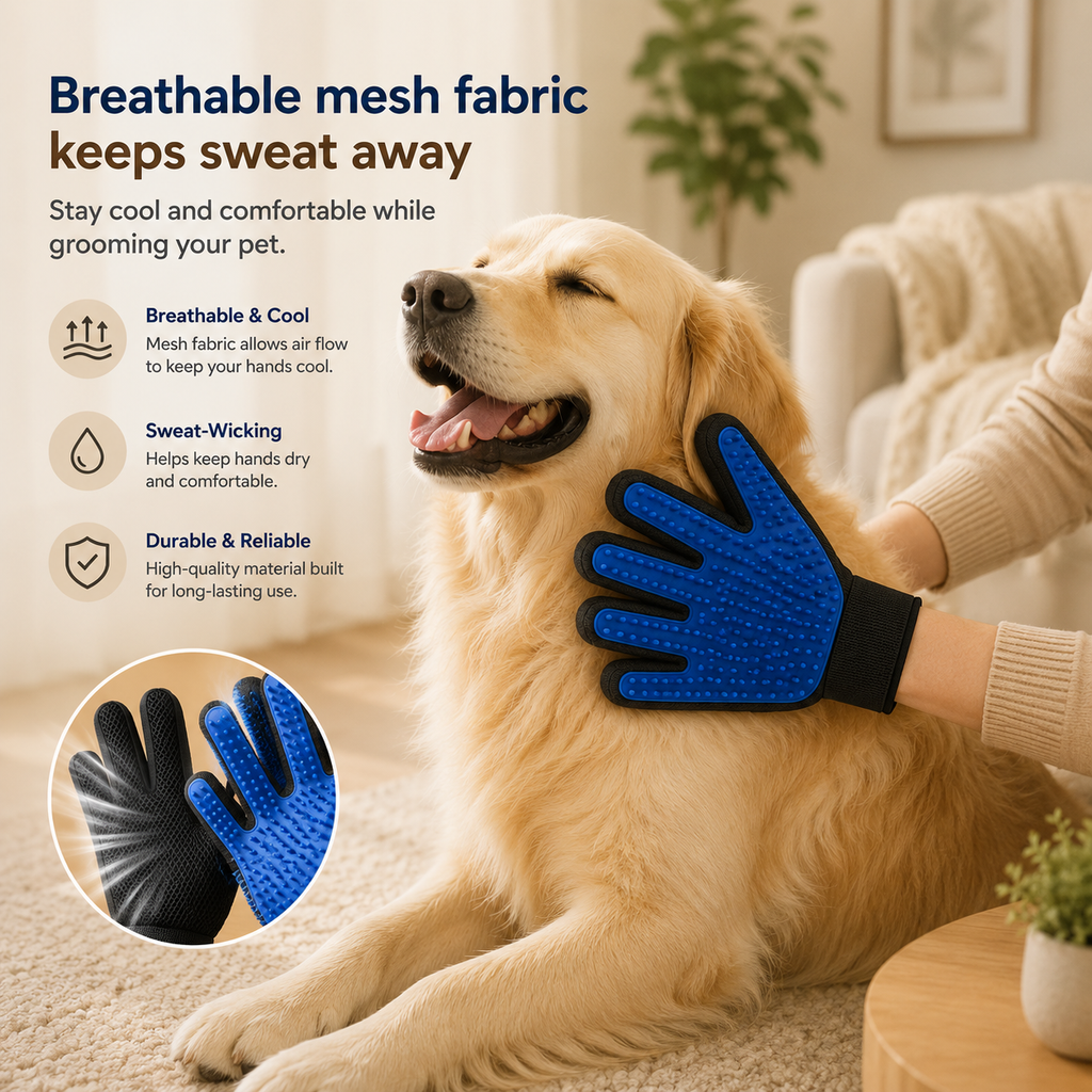 BalmPaw Silicone Grooming Glove