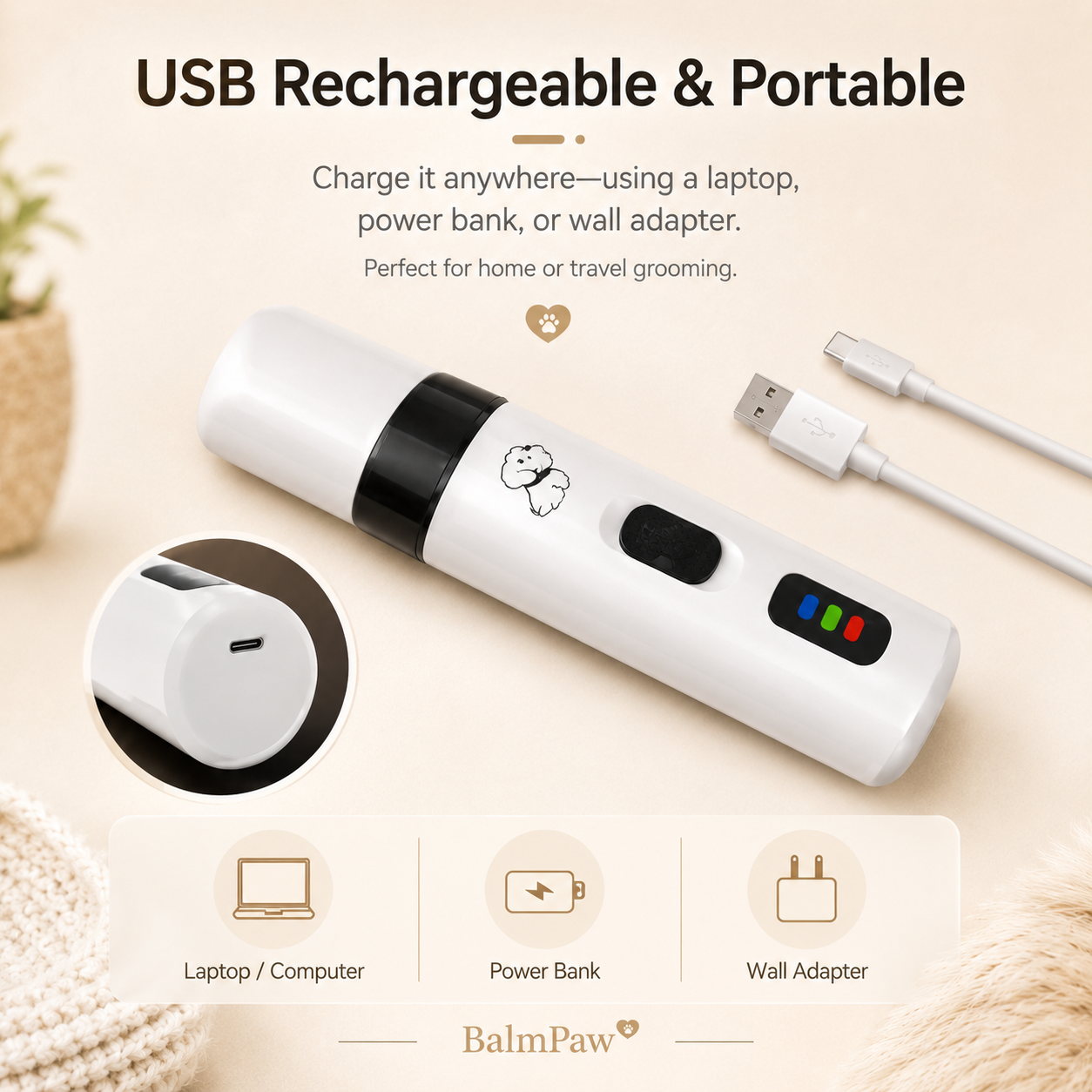 BalmPaw Pet Nail Grinder