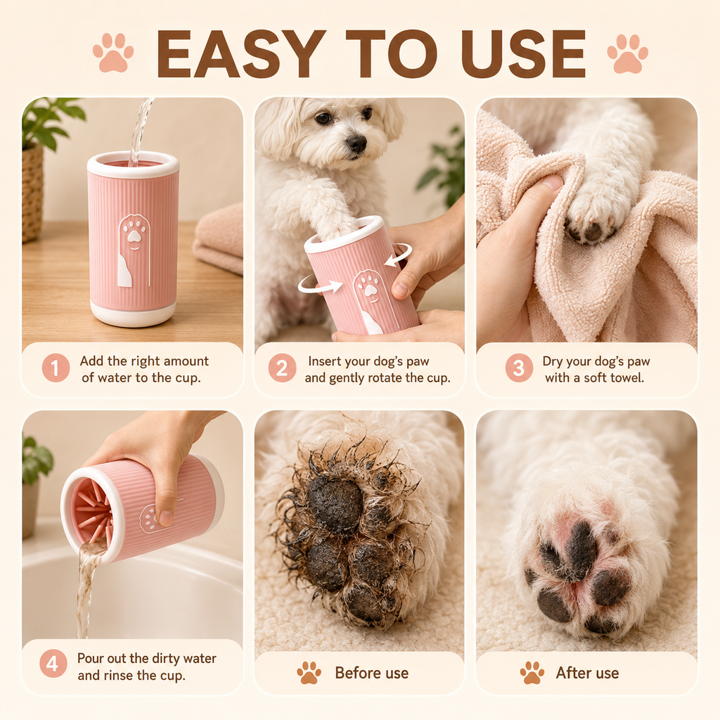 BalmPaw Dog Paw Cleaner Cup